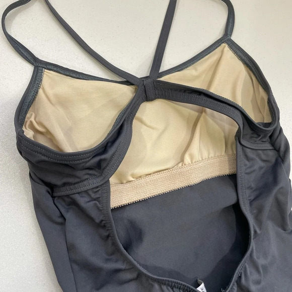 Body Wrappers Premiere Collection Leotard Dark Grey Size Small - Picture 4 of 6
